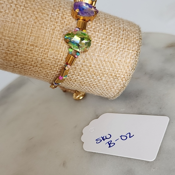 Elegant Multi-Color Bracelet Princess Crystal Style - Picture 13 of 13